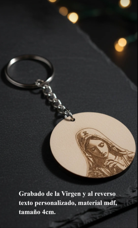 Llavero Virgen rezando