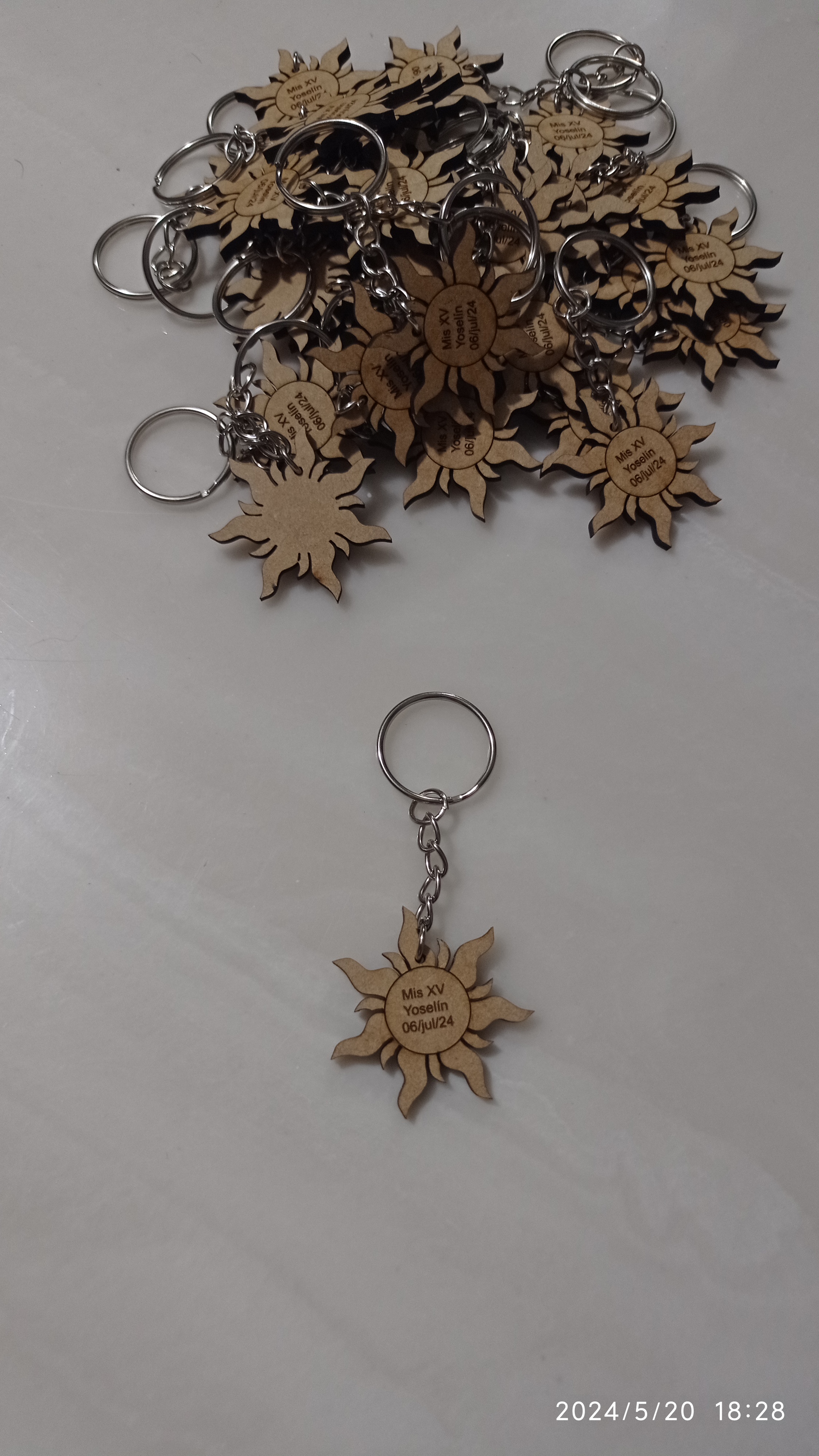 Llavero Sol mis XV